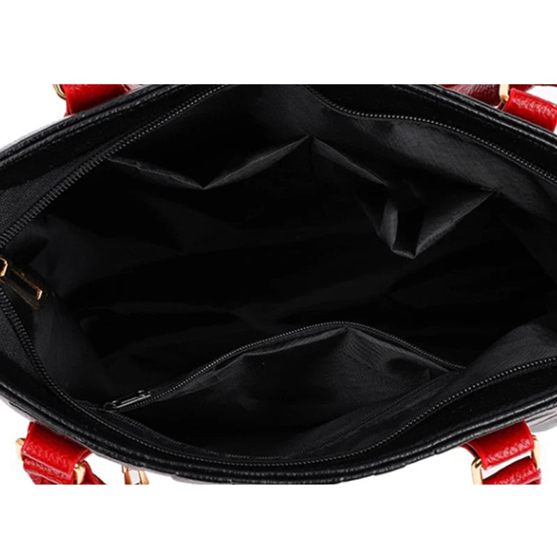 Borsa a Tracolla Donna in Pelle PU - Grande Capacità per Viaggio e Uso Quotidiano