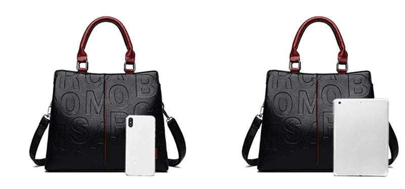 Borsa a Tracolla Donna in Pelle PU - Grande Capacità per Viaggio e Uso Quotidiano