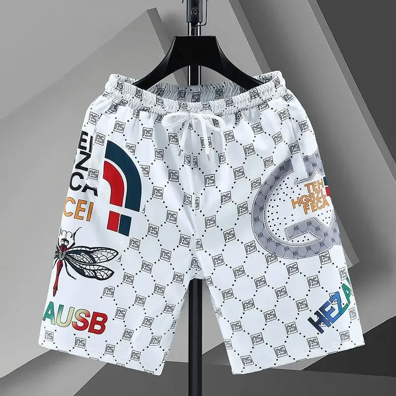 Pantaloncini Uomo Stampa 3D – Shorts Casual Sport e Spiaggia Estivi