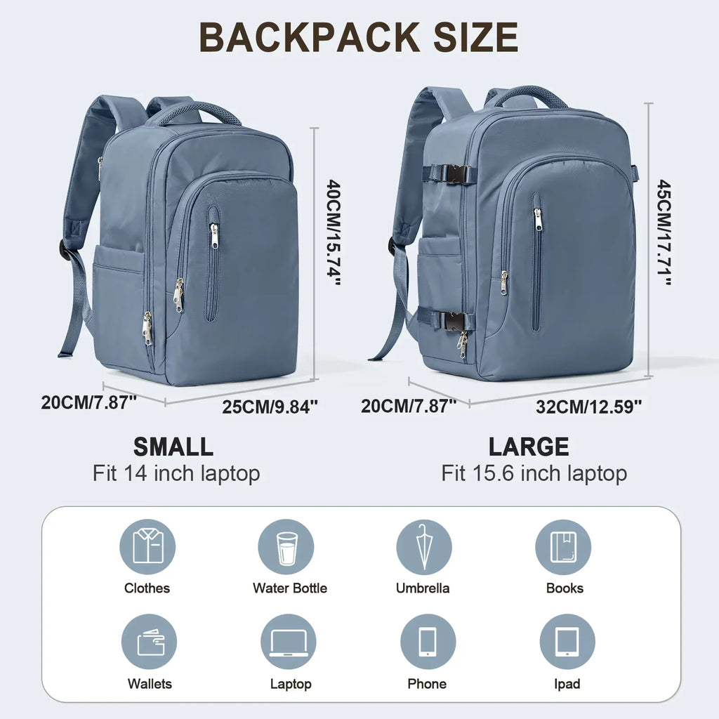 Zaino Viaggio Cabina Ryanair Easyjet - Bagaglio a Mano 40x20x25 con Scomparto Laptop