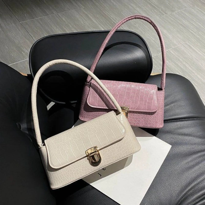 Saddle Bag Donna a Spalla - Borsa Sottobraccia Design Luxury