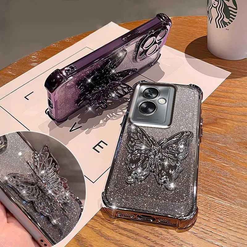 A 79 Case Shockproof Lanyard Cover For OPPO A79 Realme Note 60 60x 50 Find X8 Ultra X8S pro Luxury Cases With Holder Bling Cover