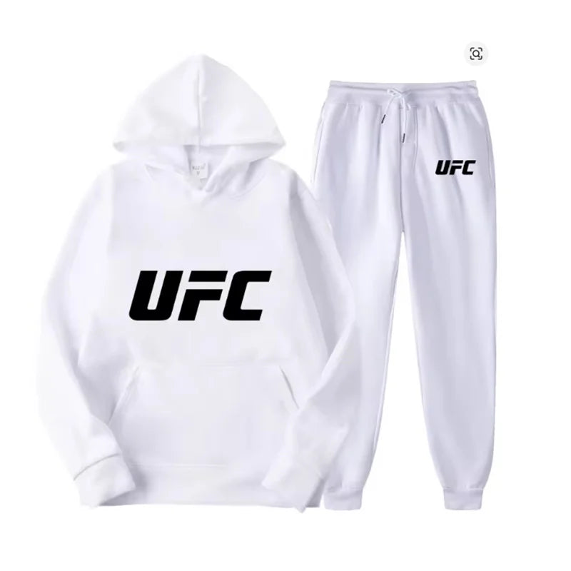 Completo Tuta Uomo Felpa e Pantaloni - Set Sportivo Streetwear con Stampa Geometrica