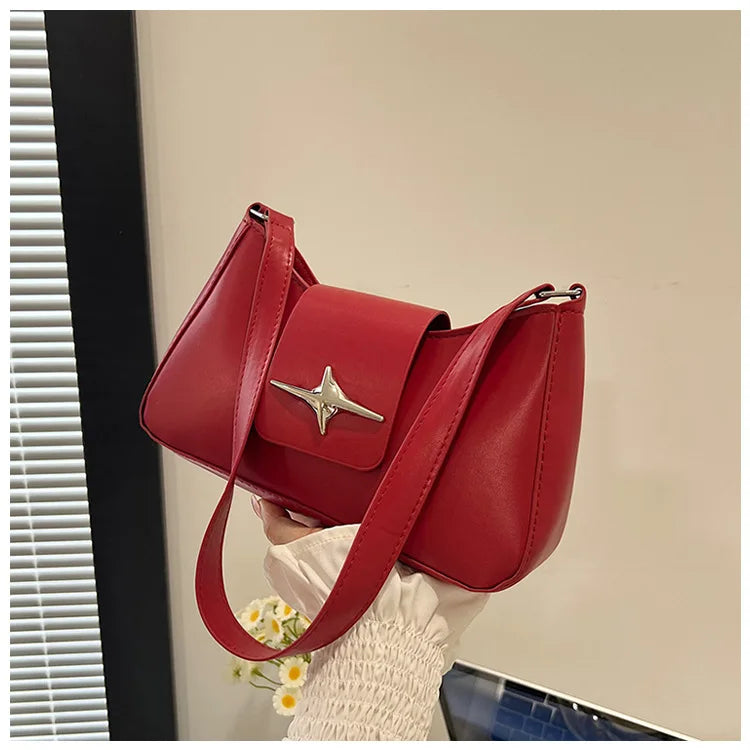 Baguette Bag Donna Vintage Y2K - Borsa a Spalla Sottile Stile Retrò