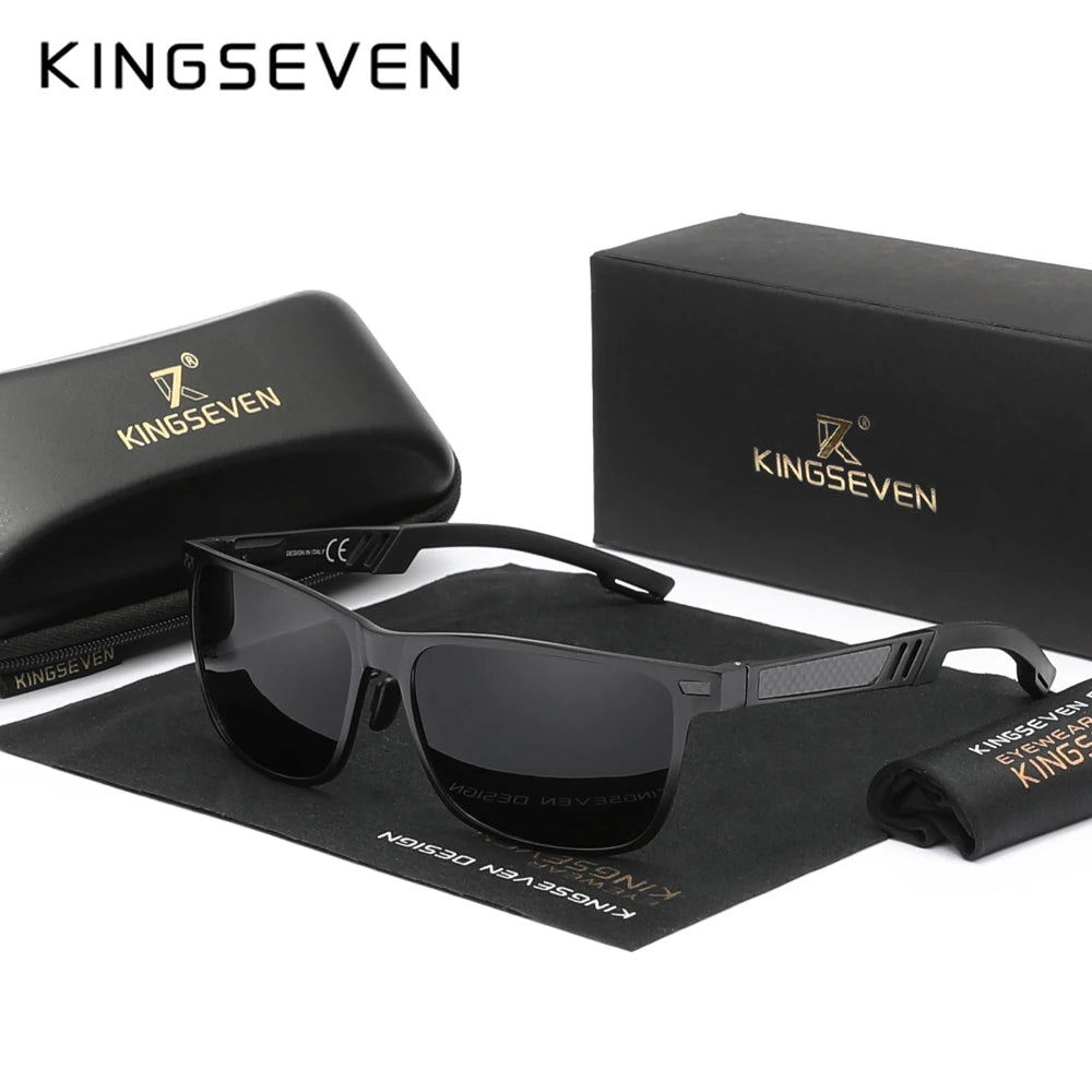 KINGSEVEN 2024 New Sunglasses For Men Driving Polarized Eye Protect UV400 Sports Glasses Special Design Goggle Women Eyewear
