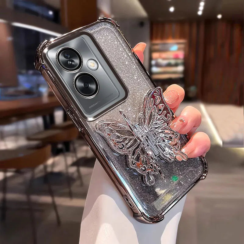 A 79 Case Shockproof Lanyard Cover For OPPO A79 Realme Note 60 60x 50 Find X8 Ultra X8S pro Luxury Cases With Holder Bling Cover