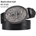Cintura Western Vintage in Pelle PU - Fibbia con Lettera Classica e Decorazioni Floreali Retrò
