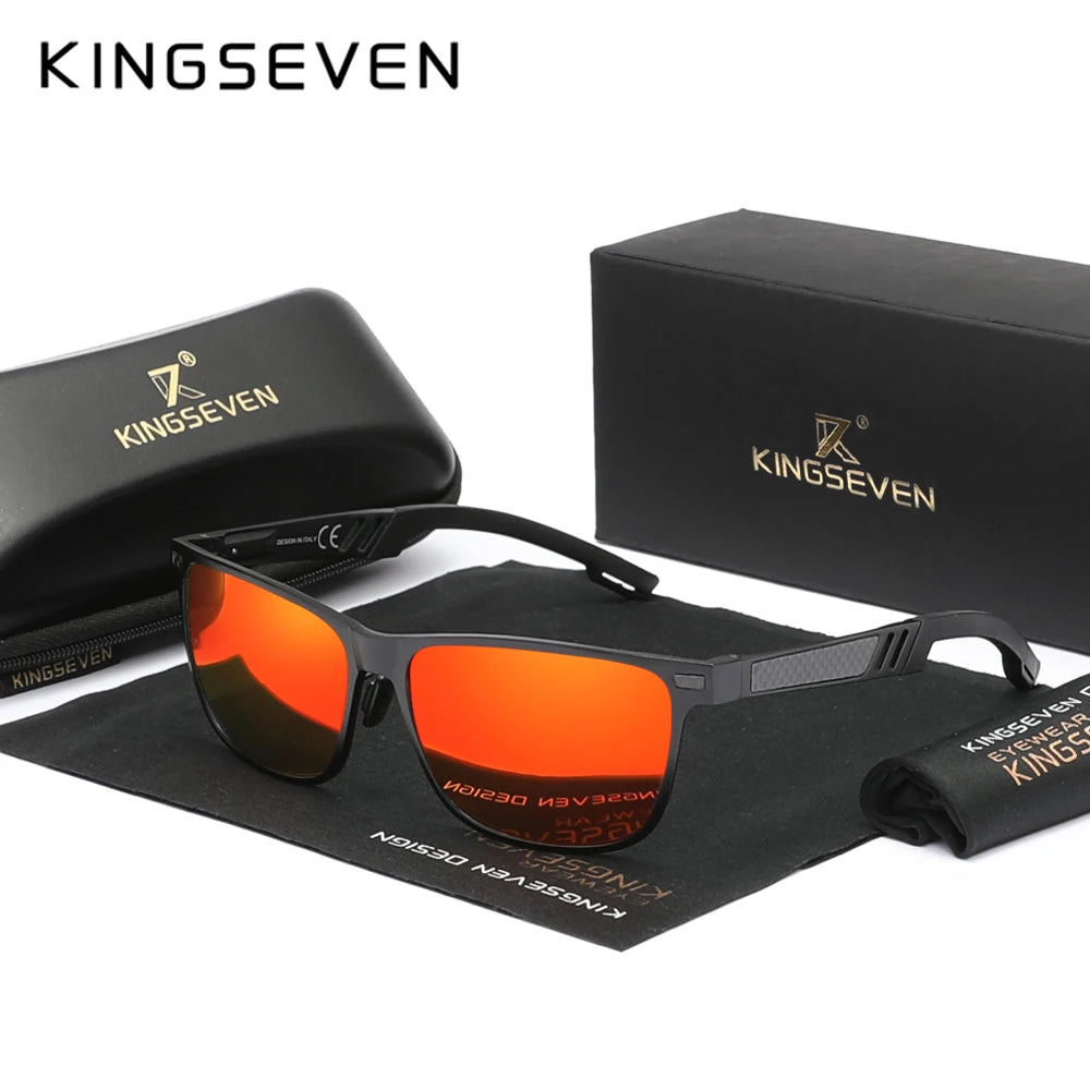 KINGSEVEN 2024 New Sunglasses For Men Driving Polarized Eye Protect UV400 Sports Glasses Special Design Goggle Women Eyewear