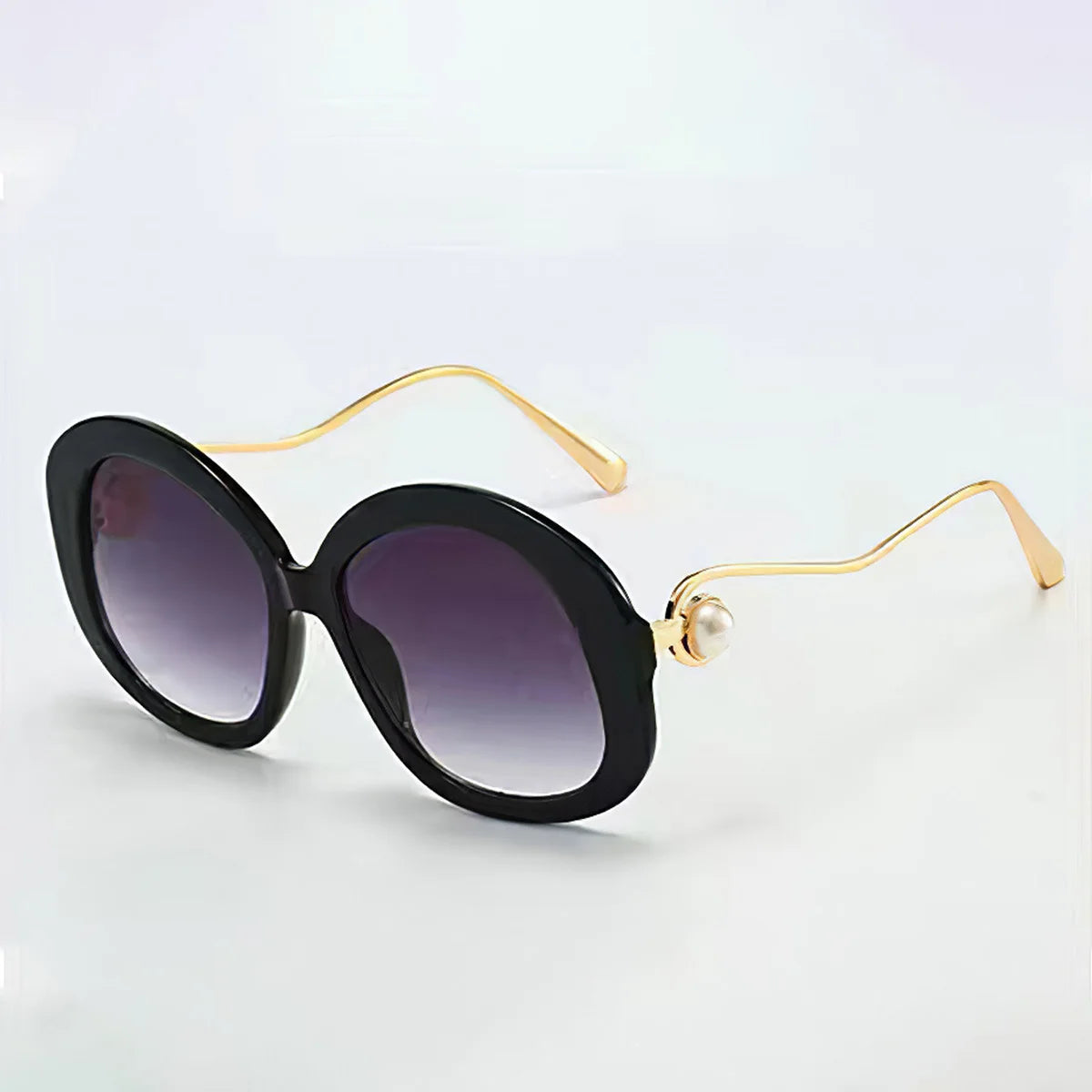 Vintage Sunglasses for Men Exquisite and Fashionable Sunglasses with Golden Frame and Pink Yellow Trim Womens Sunglasses