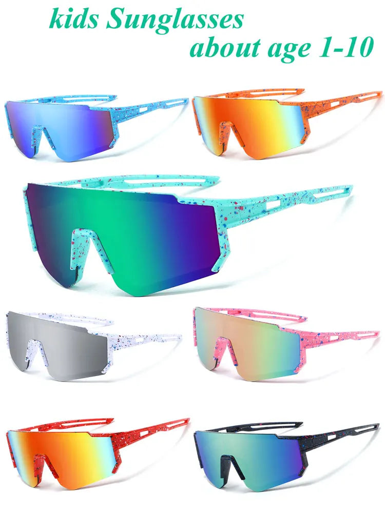 Youth Sunglasses Boys Girls Kids Sun Glasses Small head Adult Men Women Eyewear Outdoor Cycling Driving Shades Sport