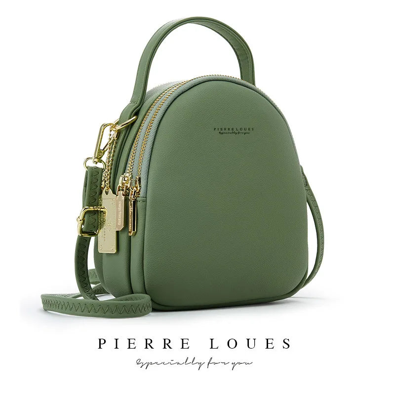 Zaino Mini Donna in Ecopelle — Borsa a Spalla Multifunzione Luxury