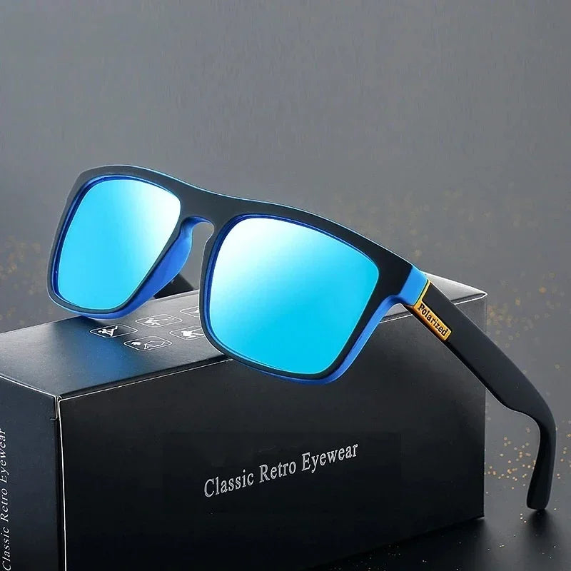 Occhiali da Sole Polarizzati Vintage - Protezione UV Anti-Riflesso per Guida e Pesca