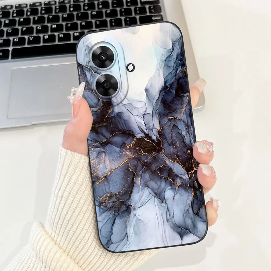 For Realme Note 60 2024 Fashion Moon Pattern Phone Case For Realme Note60 4G Soft Silicone Shockproof Cases