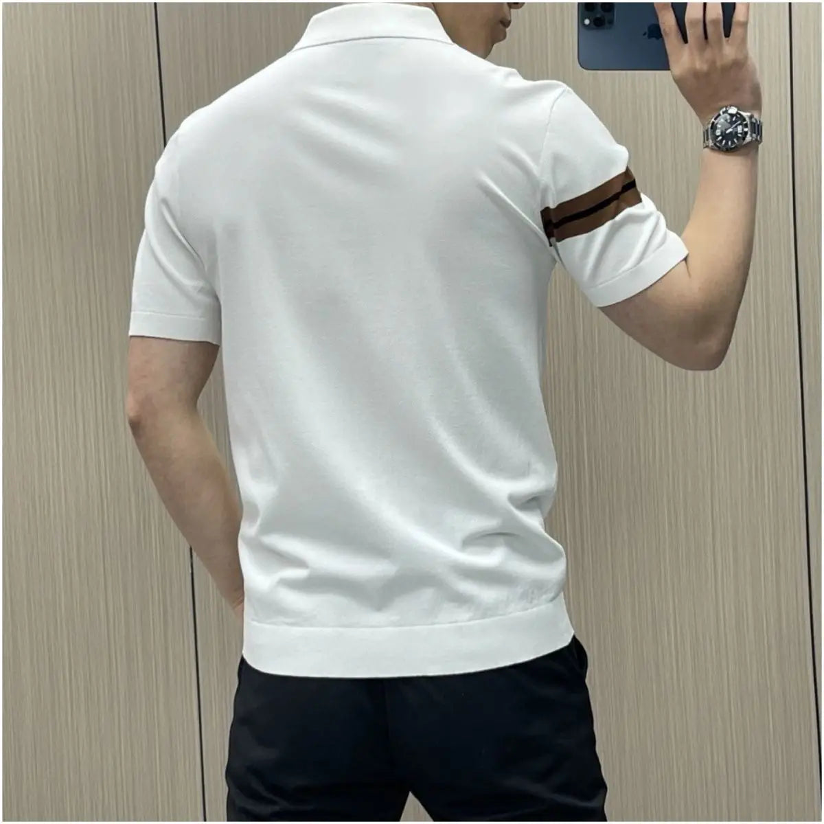 Camicia Uomo Slim Fit Business Casual – Manica Corta Elegante