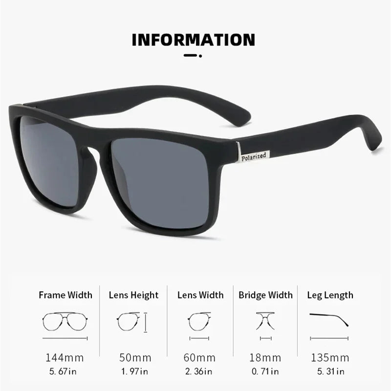 Occhiali da Sole Polarizzati Vintage - Protezione UV Anti-Riflesso per Guida e Pesca