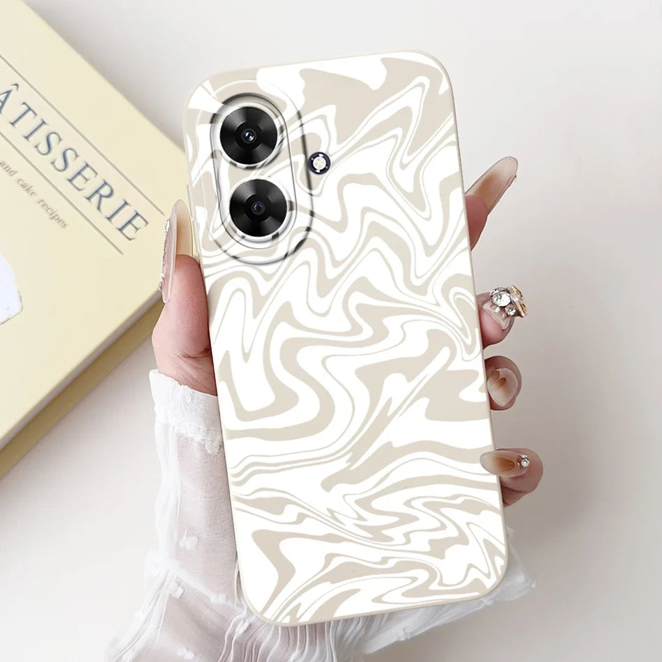 For Realme Note 60 2024 Fashion Moon Pattern Phone Case For Realme Note60 4G Soft Silicone Shockproof Cases