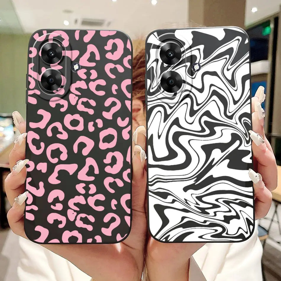 For Realme Note 60 2024 Fashion Moon Pattern Phone Case For Realme Note60 4G Soft Silicone Shockproof Cases