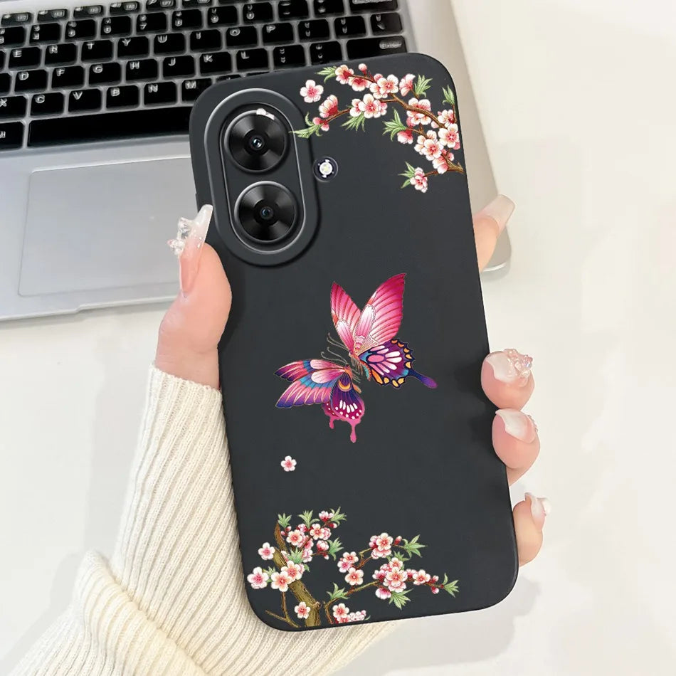 For Realme Note 60 2024 Fashion Moon Pattern Phone Case For Realme Note60 4G Soft Silicone Shockproof Cases