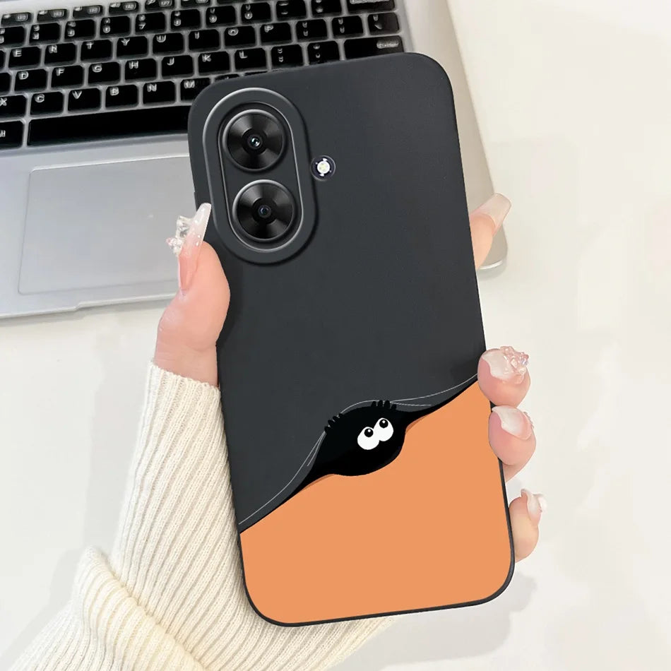 For Realme Note 60 2024 Fashion Moon Pattern Phone Case For Realme Note60 4G Soft Silicone Shockproof Cases