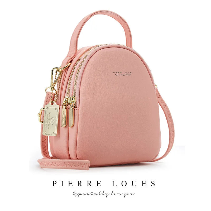 Zaino Mini Donna in Ecopelle — Borsa a Spalla Multifunzione Luxury
