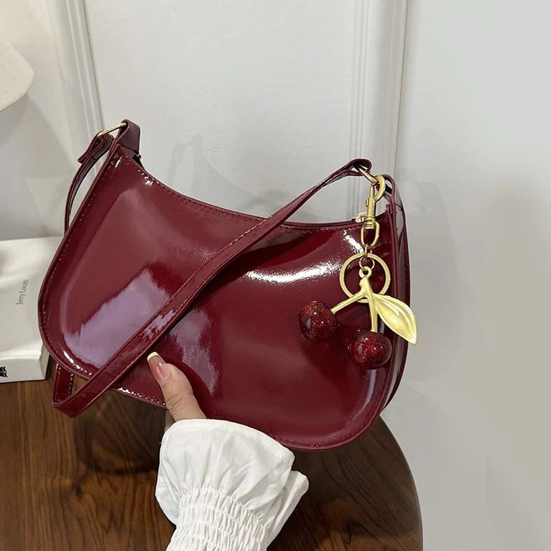 Borsa a Spalla Retrò in Ecopelle — Stile Vintage Casual