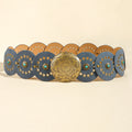 Cintura Vintage Western Boho Chic - Donna con Borchie Stile Y2K Larga