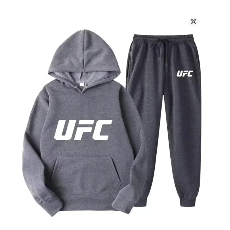 Completo Tuta Uomo Felpa e Pantaloni - Set Sportivo Streetwear con Stampa Geometrica