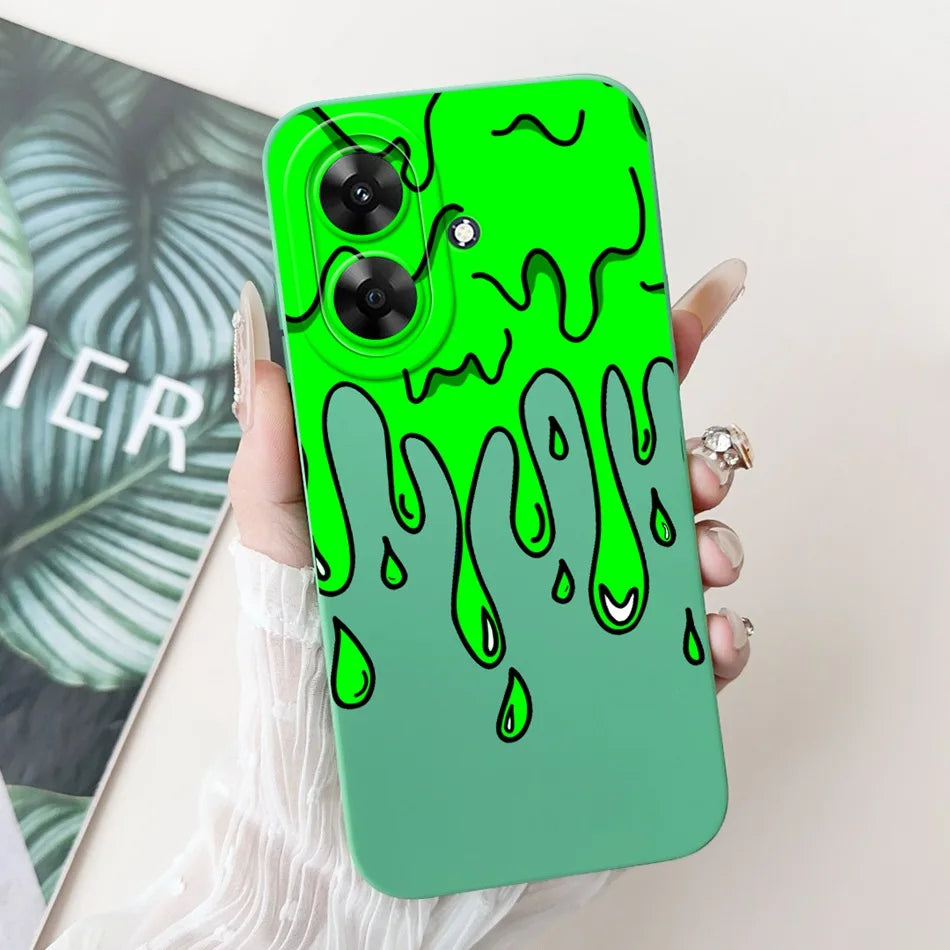 For Realme Note 60 2024 Fashion Moon Pattern Phone Case For Realme Note60 4G Soft Silicone Shockproof Cases