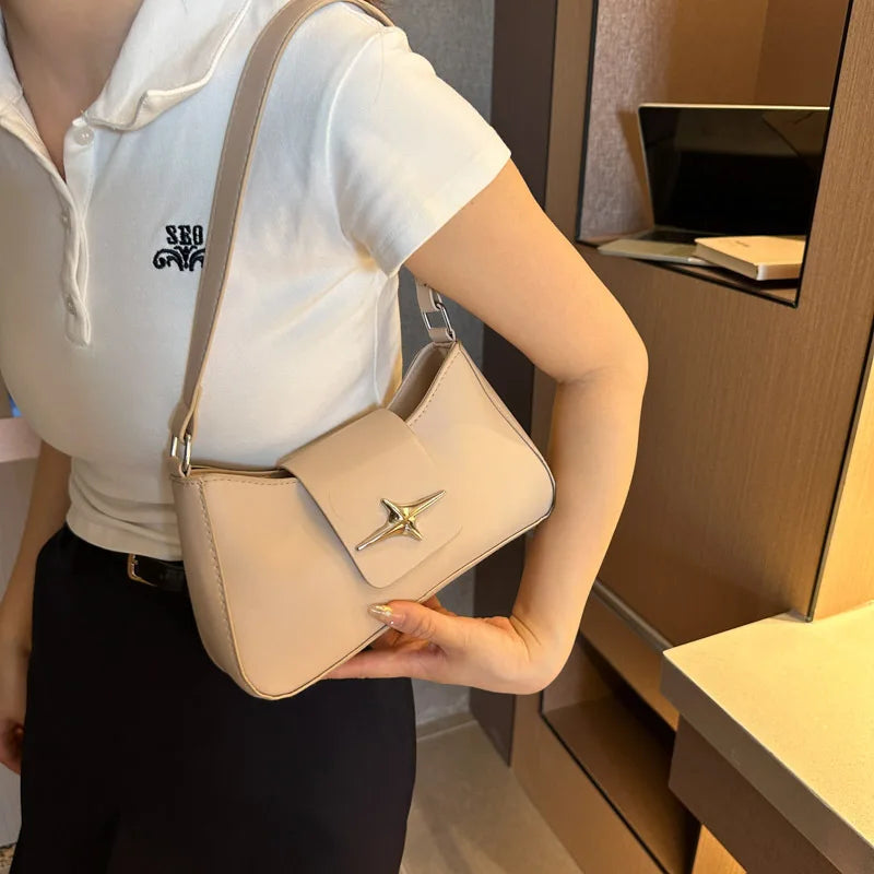 Mini Borsa a Spalla Donna Y2K - Stile Retrò in Pelle PU