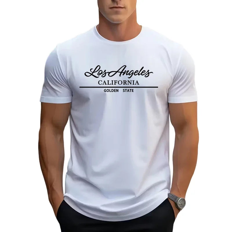 T-shirt Uomo 100% Cotone – Manica Corta Basic Casual Primavera Estate