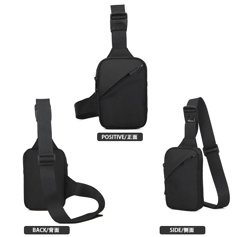 Marsupio Uomo a Tracolla - Chest Bag Sportivo Multifunzione