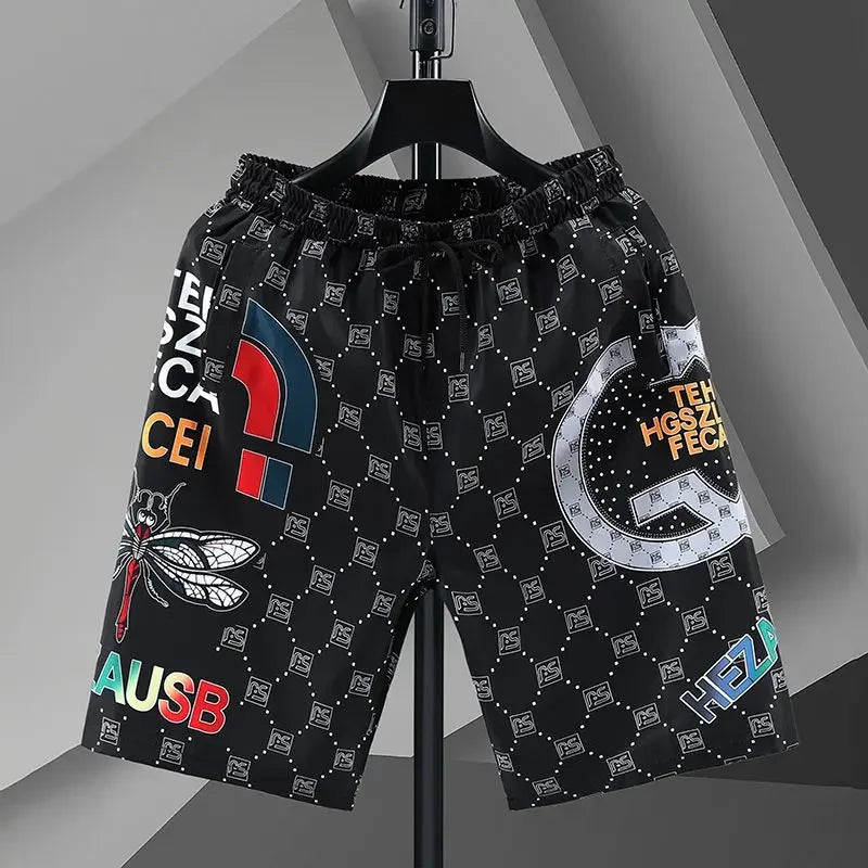 Pantaloncini Uomo Stampa 3D – Shorts Casual Sport e Spiaggia Estivi