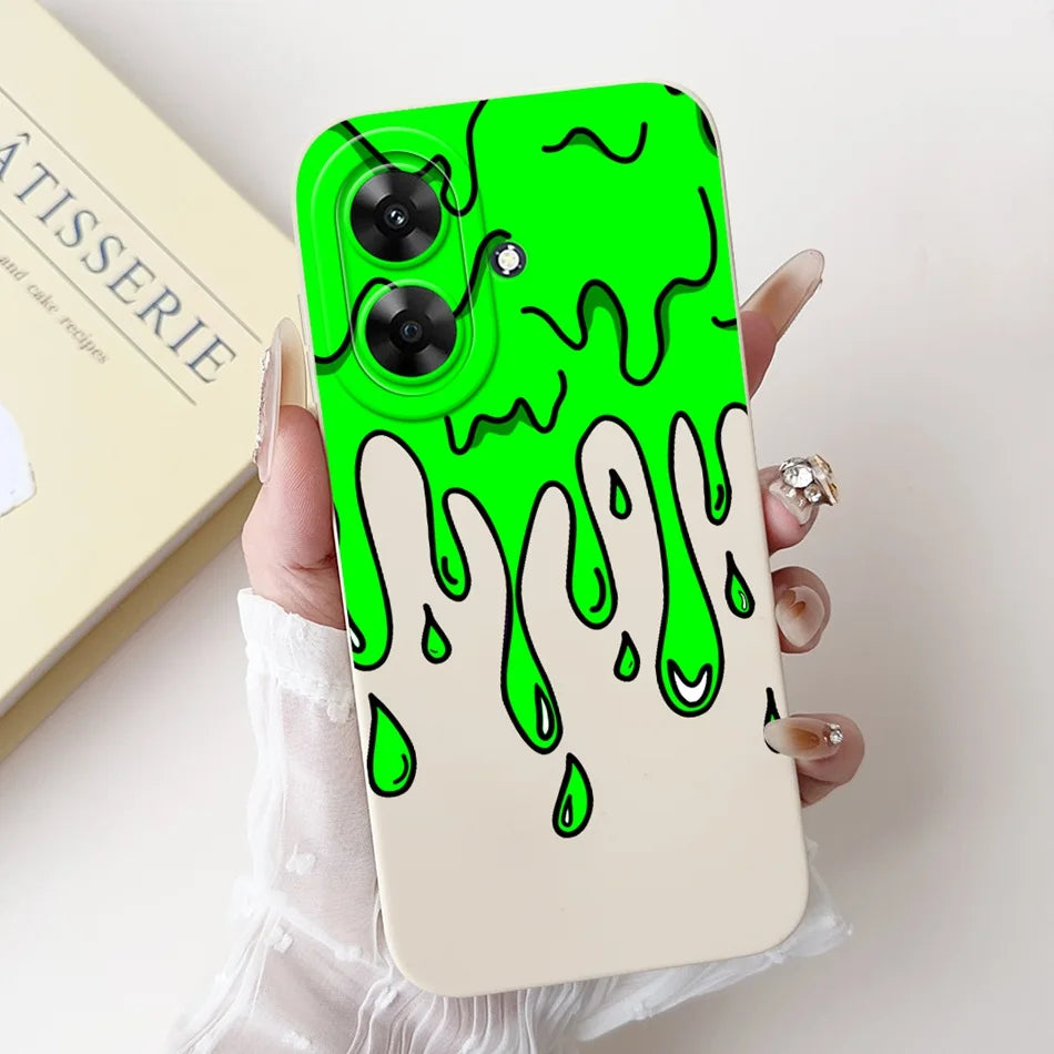 For Realme Note 60 2024 Fashion Moon Pattern Phone Case For Realme Note60 4G Soft Silicone Shockproof Cases