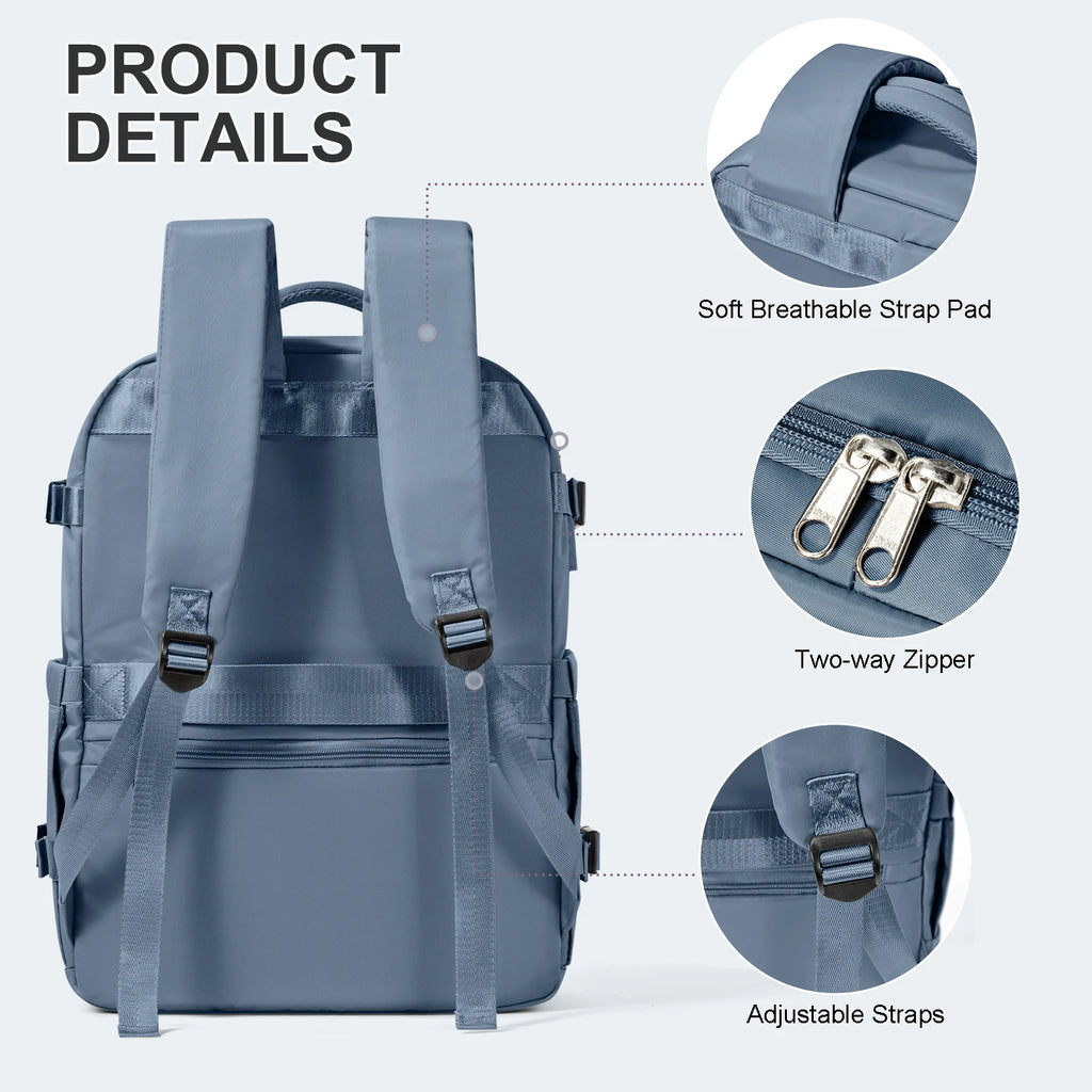 Zaino Viaggio Cabina Ryanair Easyjet - Bagaglio a Mano 40x20x25 con Scomparto Laptop
