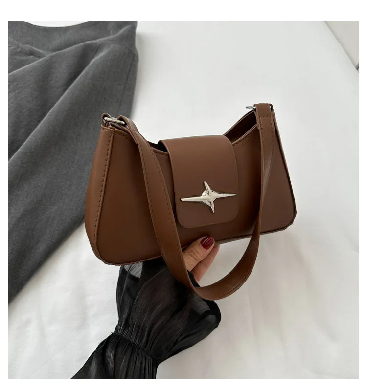 Mini Borsa a Spalla Donna Y2K - Stile Retrò in Pelle PU
