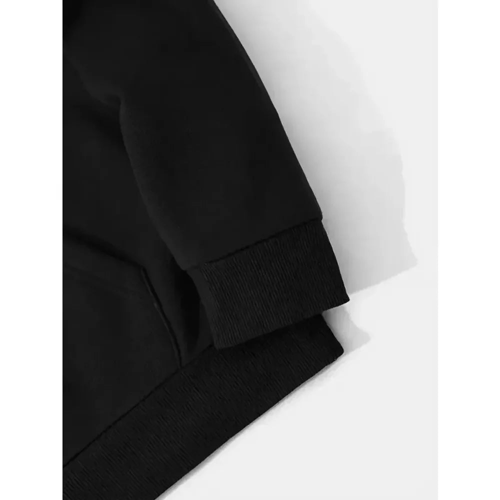 Tuta Sportiva Uomo Felpa Cappuccio + Pantaloni Cotone Casual Tinta Unita