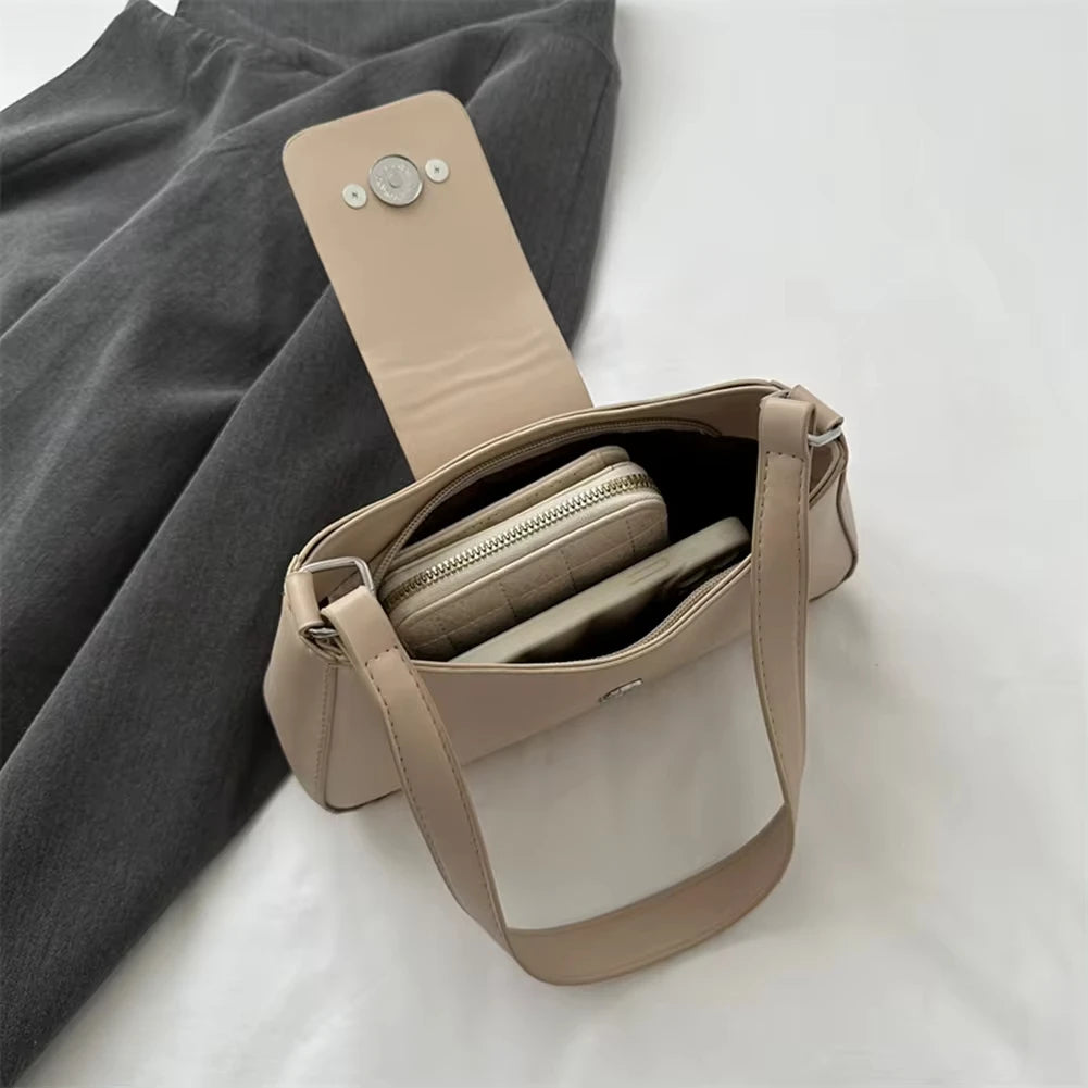 Mini Borsa a Spalla Donna Y2K - Stile Retrò in Pelle PU