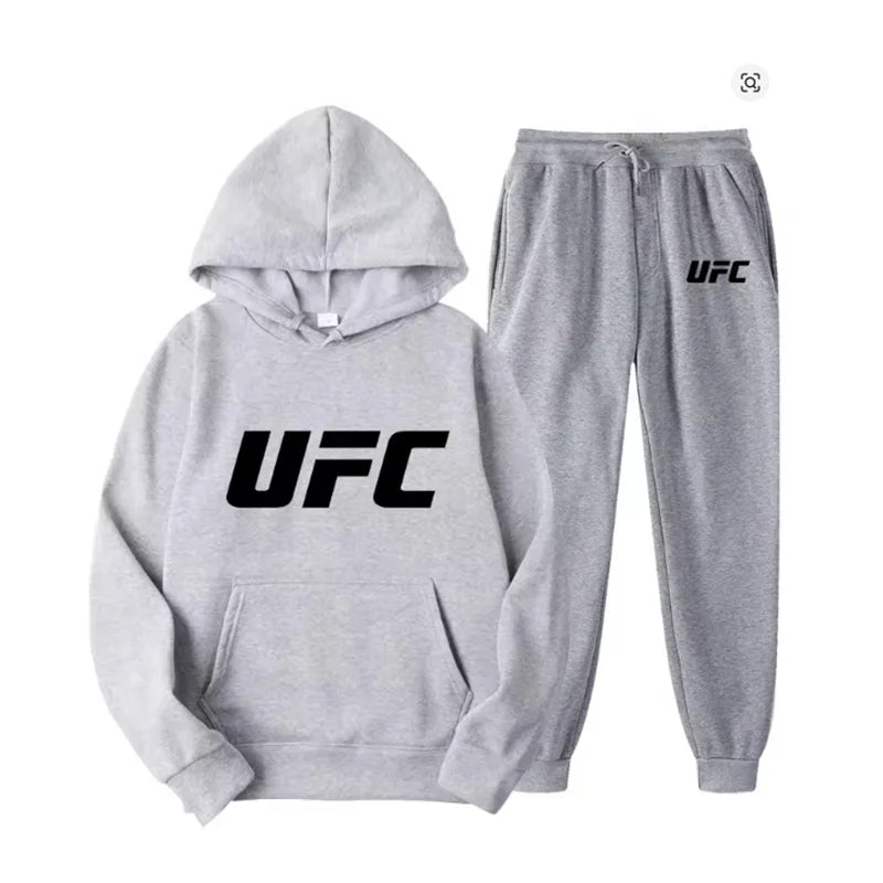 Completo Tuta Uomo Felpa e Pantaloni - Set Sportivo Streetwear con Stampa Geometrica