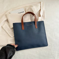 Borsa Tote Donna Retro - Shopper in Pelle PU Grande Capacità