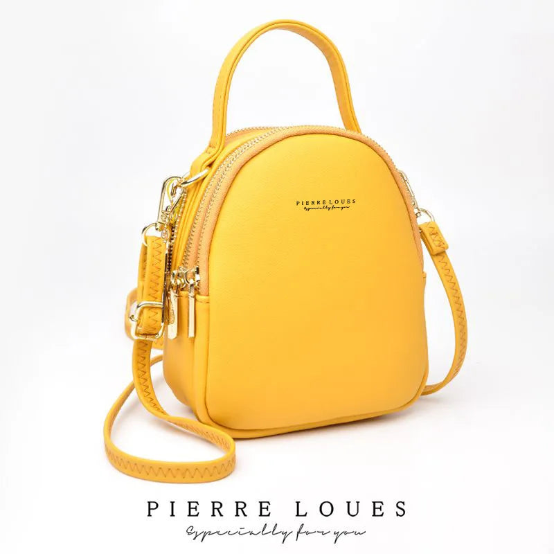 Zaino Mini Donna in Ecopelle — Borsa a Spalla Multifunzione Luxury