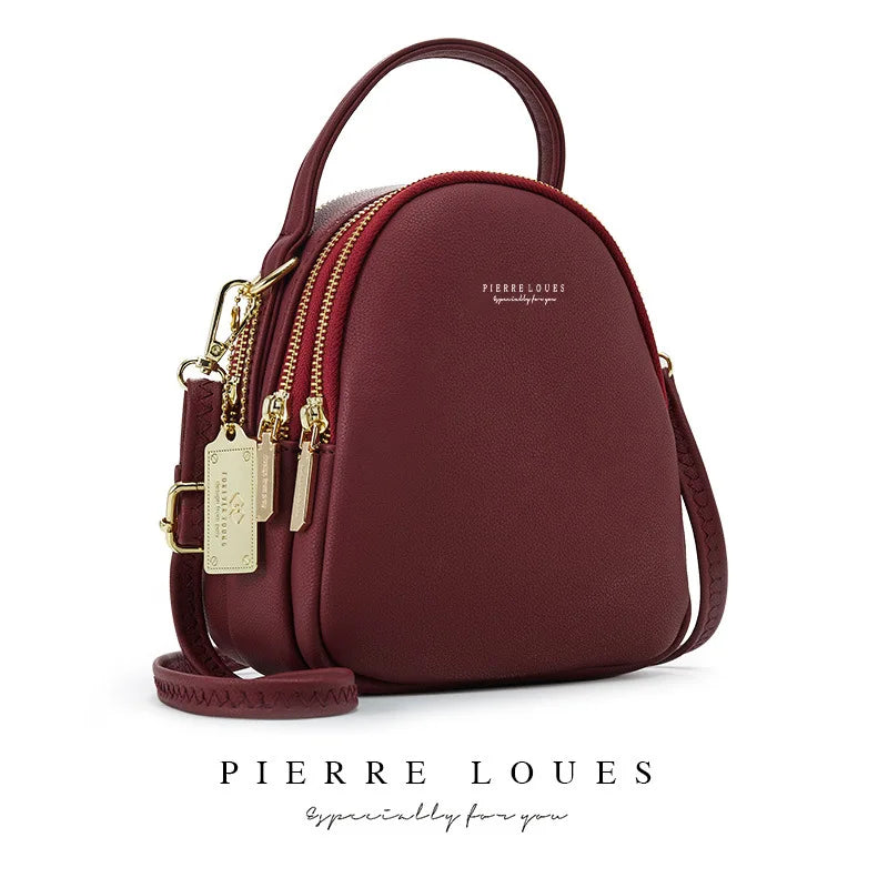Zaino Mini Donna in Ecopelle — Borsa a Spalla Multifunzione Luxury