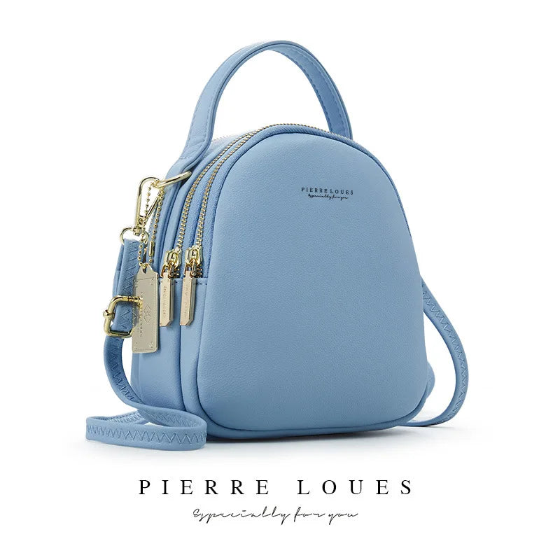 Zaino Mini Donna in Ecopelle — Borsa a Spalla Multifunzione Luxury