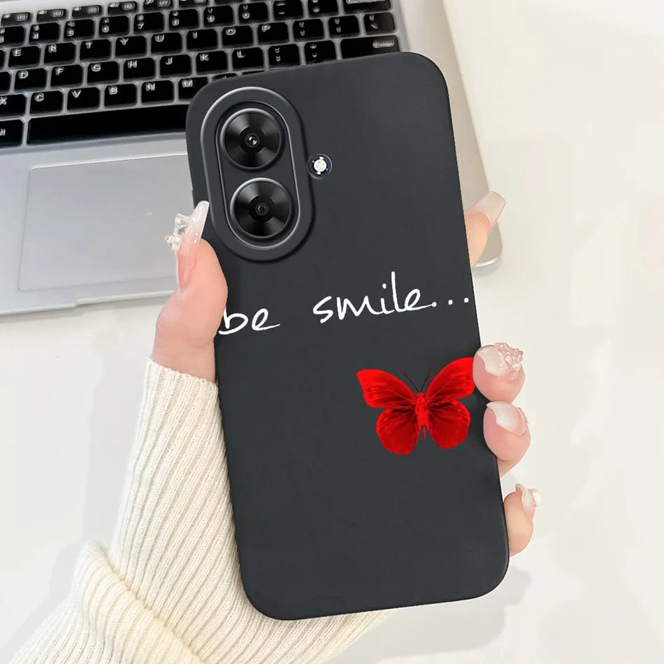 For Realme Note 60 2024 Fashion Moon Pattern Phone Case For Realme Note60 4G Soft Silicone Shockproof Cases