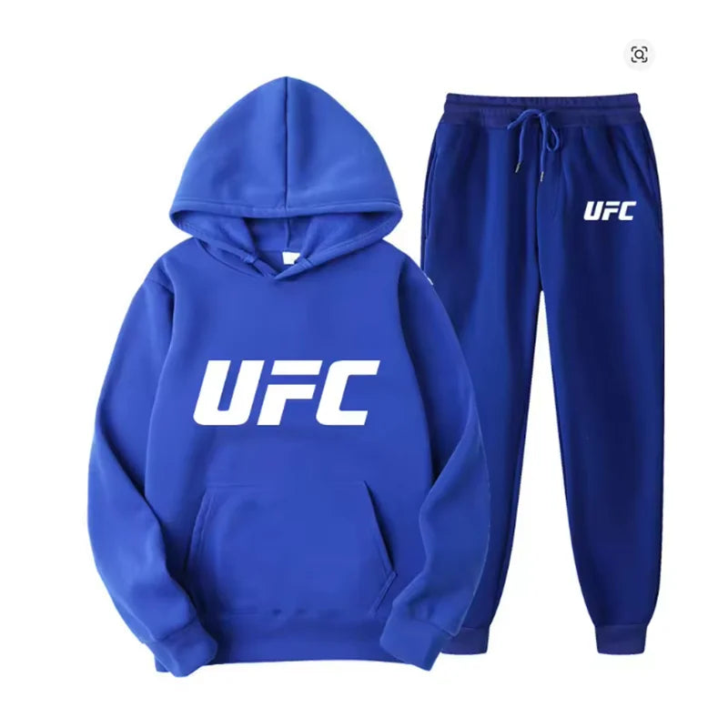 Completo Tuta Uomo Felpa e Pantaloni - Set Sportivo Streetwear con Stampa Geometrica