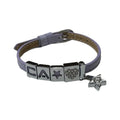 Punk Subculture Diamands Star Letter Wide Bracelets Simple Vintage Casual All-matched Accessories Vacation Jewelry