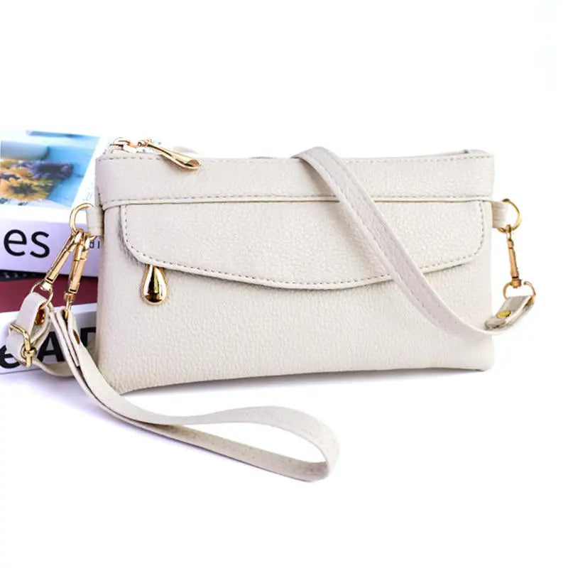 Portafoglio Donna a Tracolla - Clutch Elegante con Fantasia Floreale