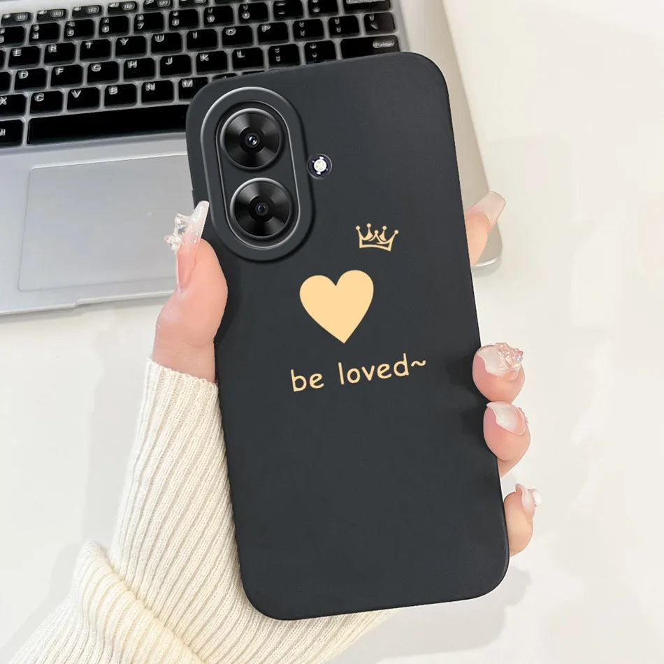 For Realme Note 60 2024 Fashion Moon Pattern Phone Case For Realme Note60 4G Soft Silicone Shockproof Cases