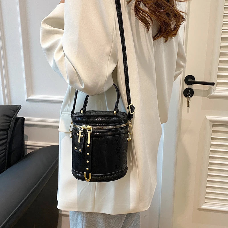 Borsa Secchiello Donna in Pelle PU - Handbag Fashion Capiente