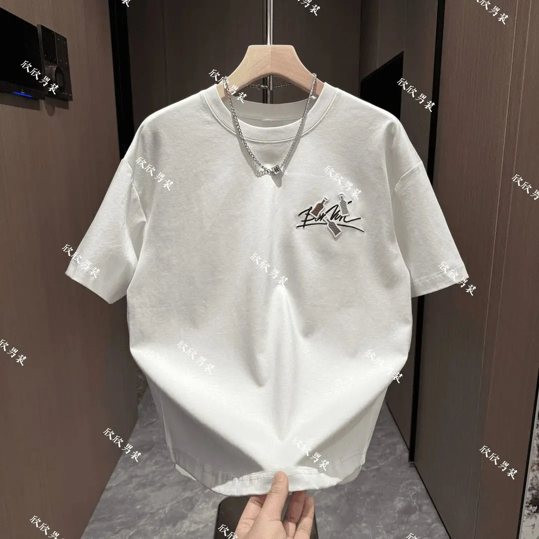 T-shirt Uomo 100% Cotone Stampa – Manica Corta Casual Estiva