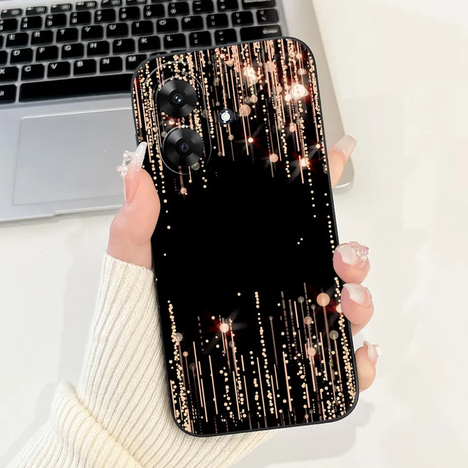 For Realme Note 60 2024 Fashion Moon Pattern Phone Case For Realme Note60 4G Soft Silicone Shockproof Cases